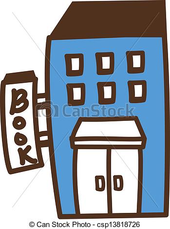 Vector Illustration Of The Book Store Csp13818726   Search Clipart