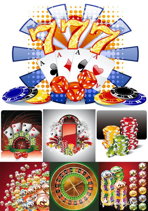 Win Slots Today  Casino Vector Graphic