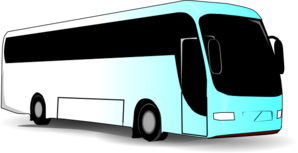 Blue Bus Clip Art   Blue   Download Vector Clip Art Online