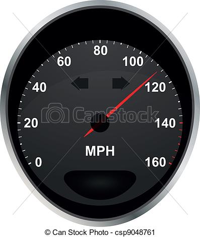 Illustration Of Odometer Of Car Dashboard Csp9048761   Search Clipart