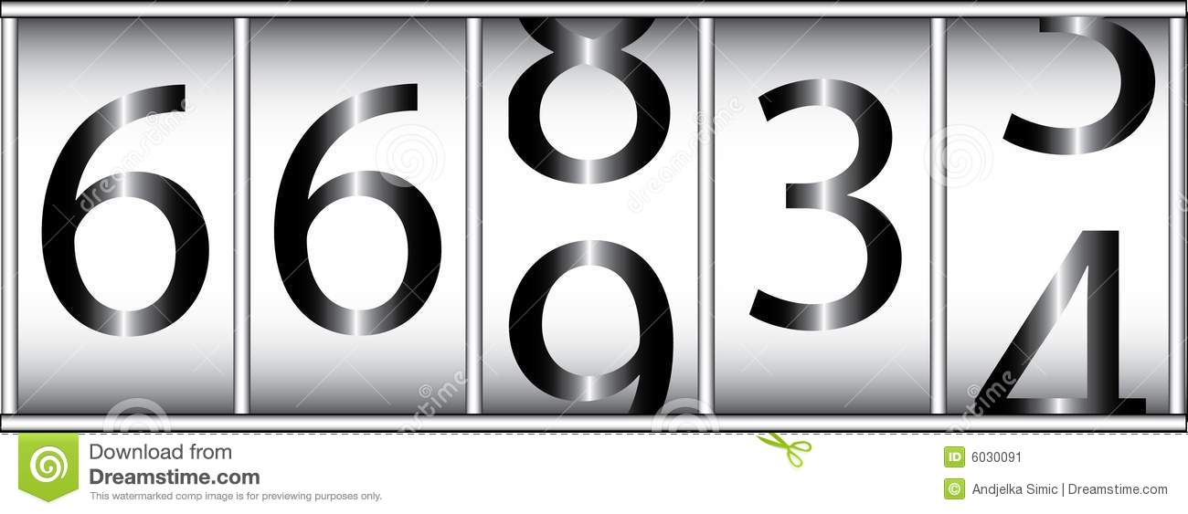 Odometer Stock Image   Image  6030091