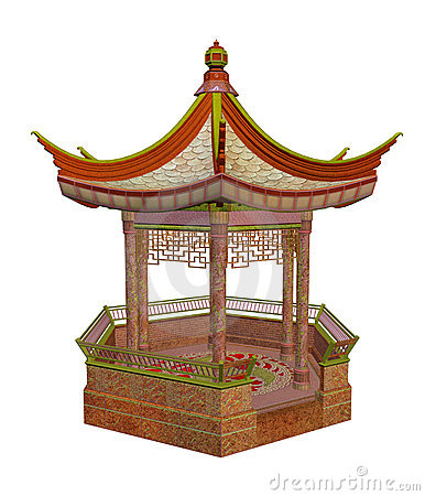 Oriental Pavilion 2 Royalty Free Stock Image   Image  11059426