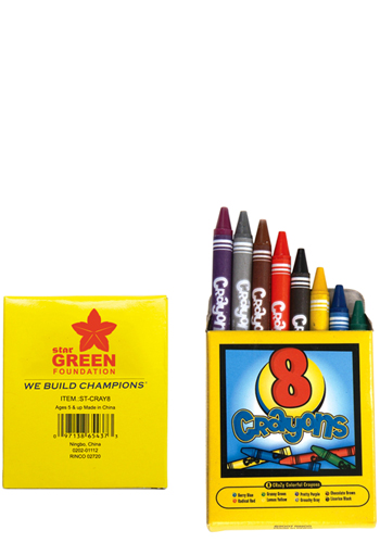 Pack Assorted Crayons   Promotional Crayons