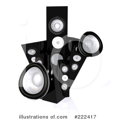 Royalty Free  Rf  Speakers Clipart Illustration By Andresr   Stock