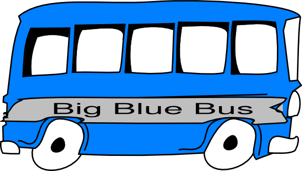 Showing Gallery For Blue Bus Clipart