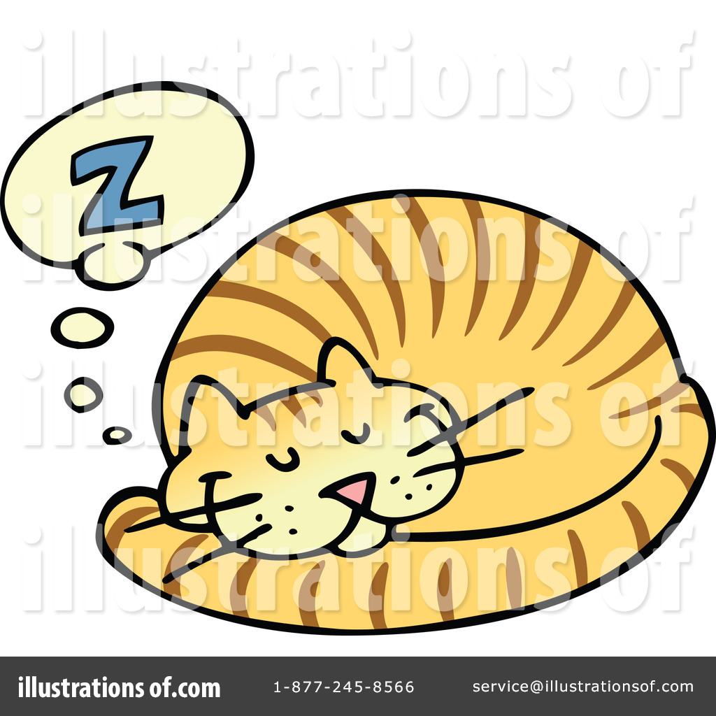 Sleeping Cat Clipart   Cliparthut Free Clipart