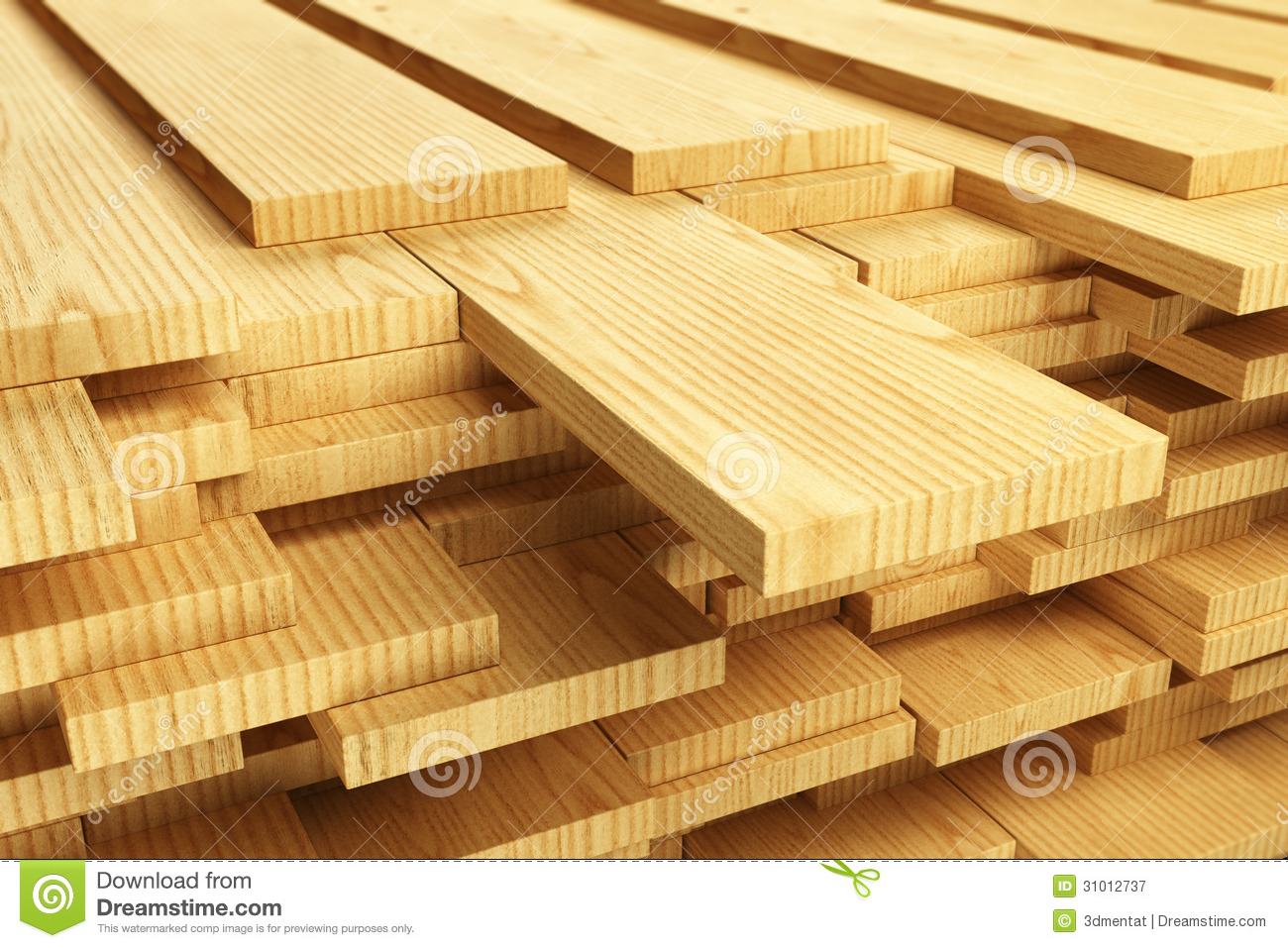 Stack Of Wood Planks Royalty Free Stock Photography   Image  31012737