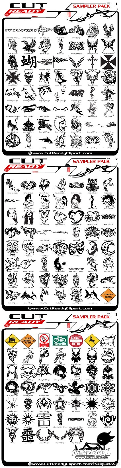 Totem  Patterns  Tattoos  The Ray  Chinese Dragon  Dragons  Tiger    