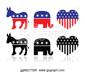 Usa Political Parties Symbols