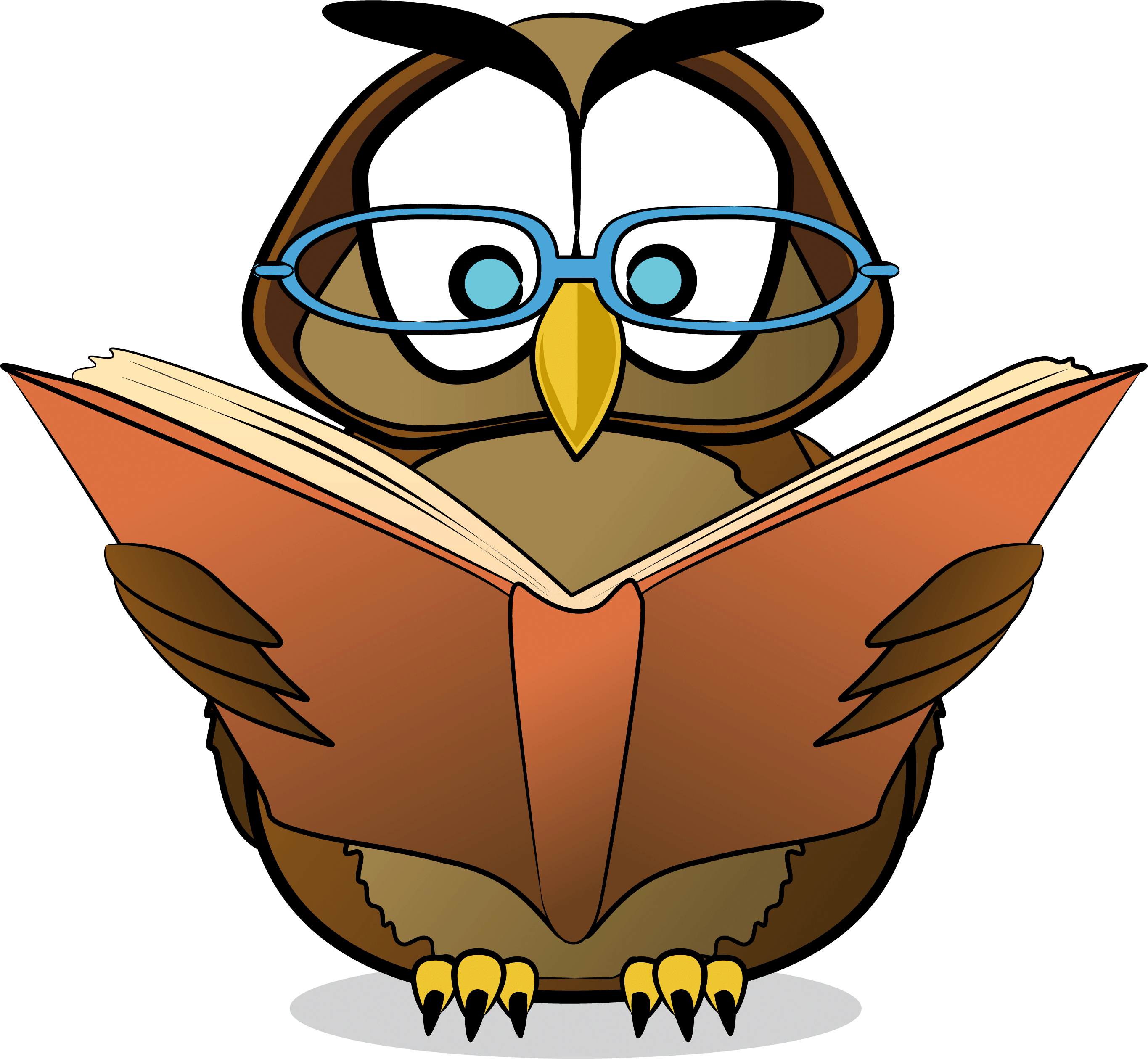 Wise Owl   Clip Art  Books Reading    Pinterest