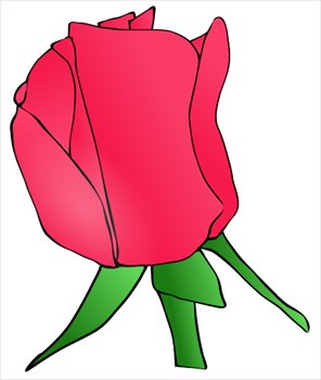 Free Pink Rosebud Clipart   Free Clipart Graphics Images And Photos    