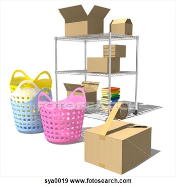 Laundry Baskets And Storage Boxes  Fotosearch   Search Vector Clipart