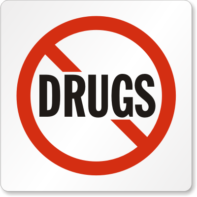 No Drugs Signs   Drug Free Signs   Custom No Drug Sign Online