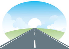 Road To Sun Background Stock Vectors Illustrations   Clipart