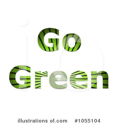Royalty Free  Rf  Go Green Clipart Illustration By Oboy   Stock Sample