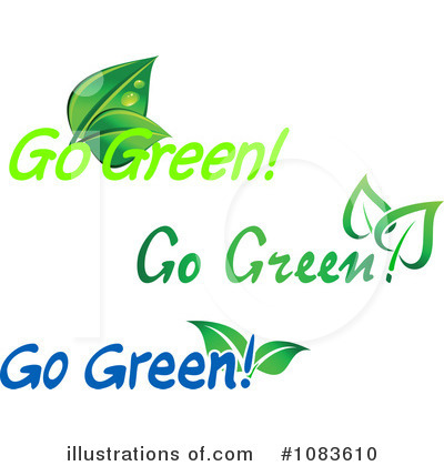Royalty Free  Rf  Go Green Clipart Illustration By Seamartini Graphics