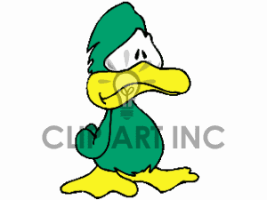 Sad Duck Clip Art