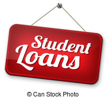 Student Loan For University Or College Clipart