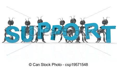 Team   Black Ants Support Team Concept Csp19571548   Search Clip Art    
