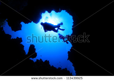 Underwater Cave Clipart