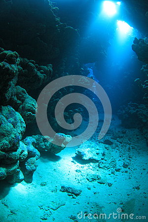 Underwater Cave Royalty Free Stock Photography   Image  30354457