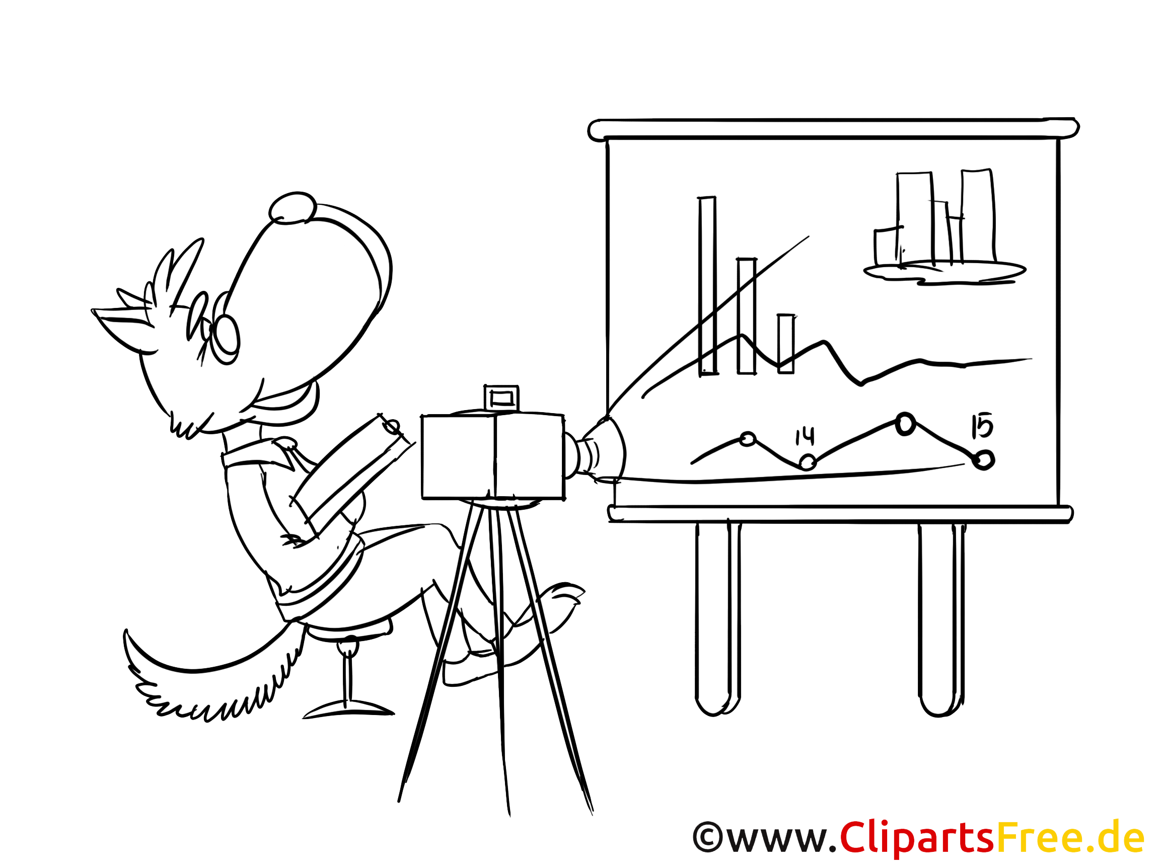 Bildtitel  Strategie Workshop Clipart Bild Zeichnung Cartoon