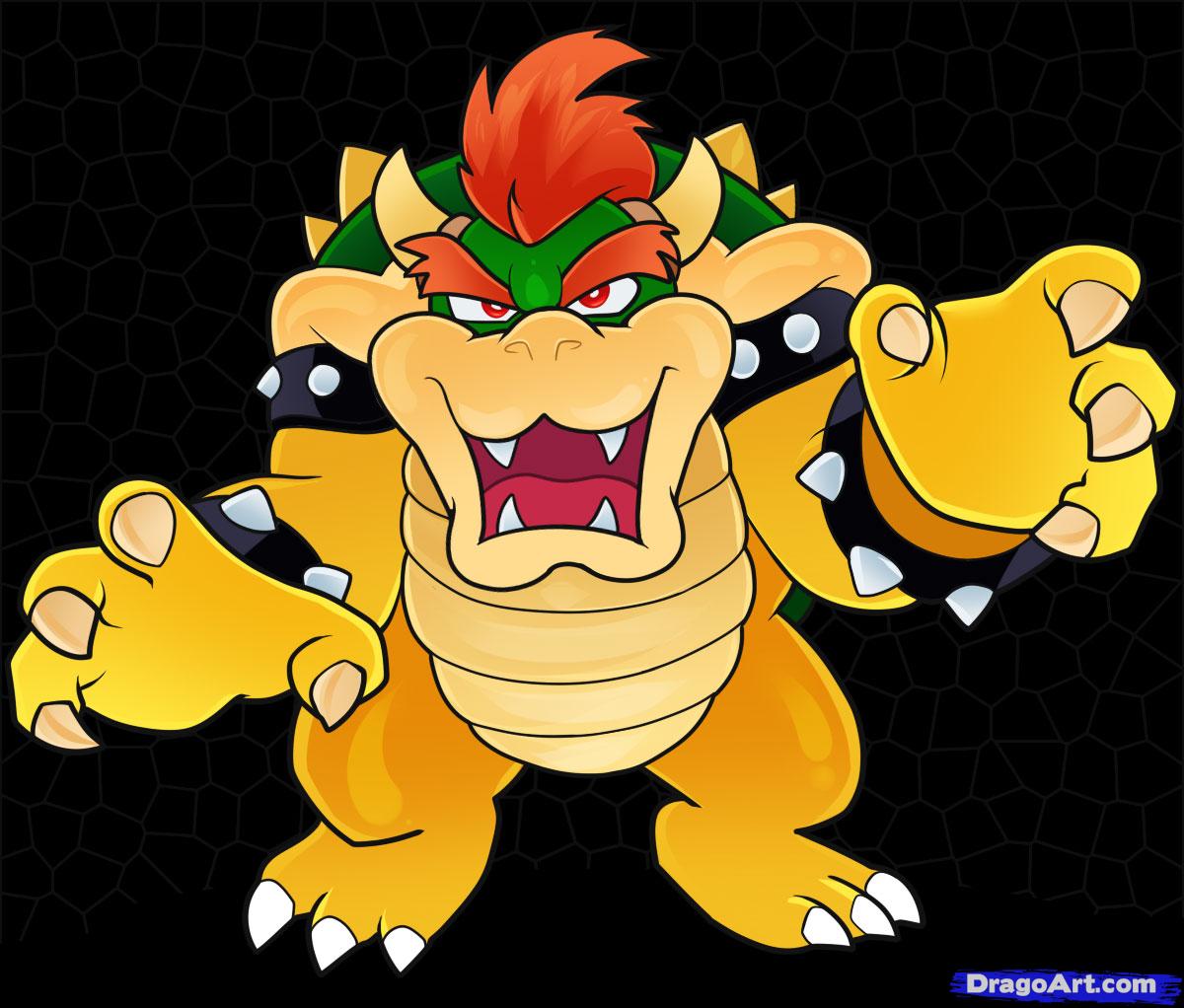 Bowsers Face Colouring Pages  Page 2 