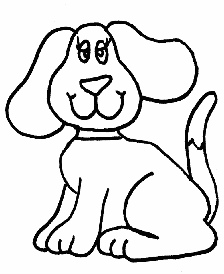 Easy Dog Drawings   Clipart Best