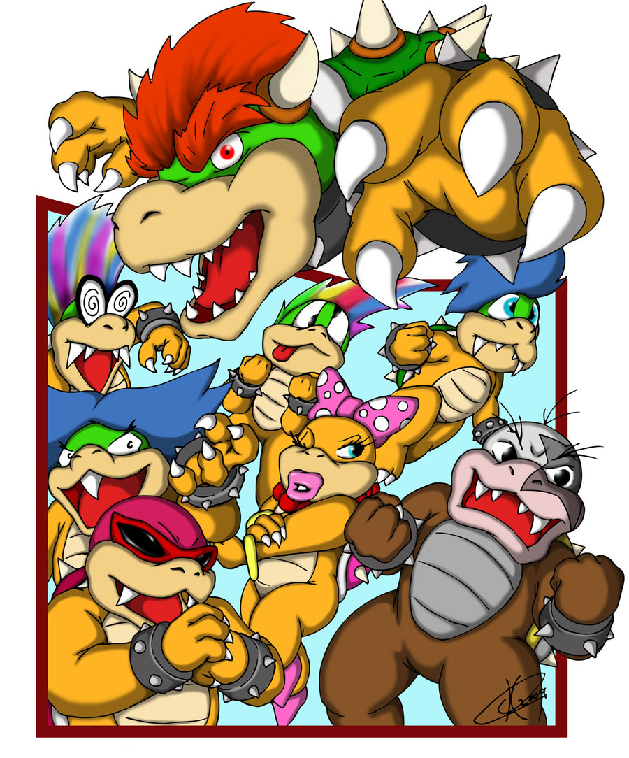 Koopa Family Bowser Clipart   Free Clip Art Images