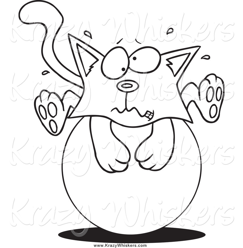 Sick Cat Clipart Critter Clipart Of A Black And