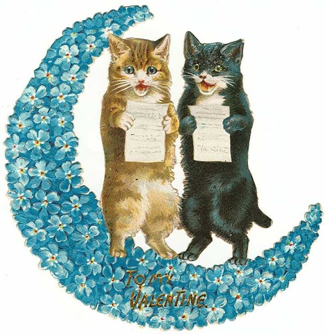 Vintage Holiday Crafts   Blog Archive   Free Vintage Cat Clip Art