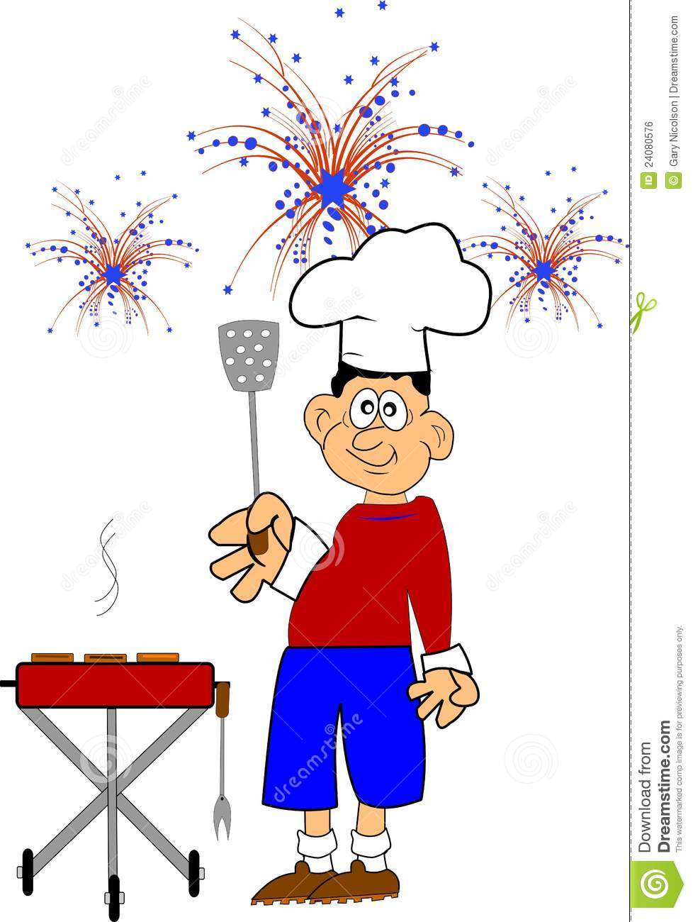 4th Of July Fireworks Background July 4th Cookout Bbq 24080576 Jpg
