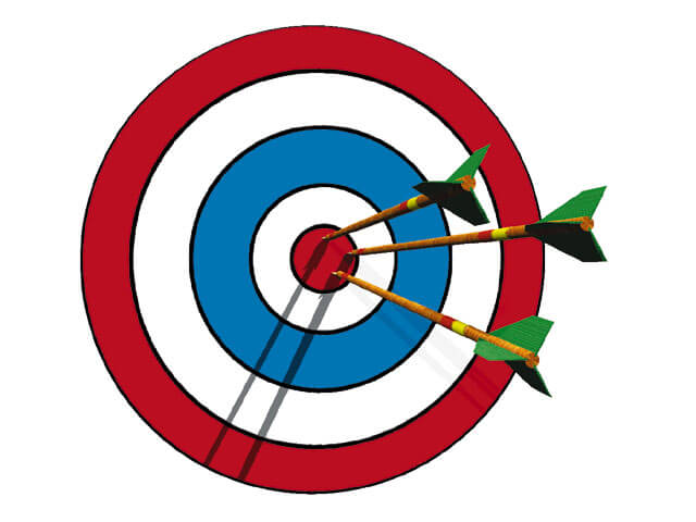 Arrows In Bullseye