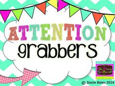 Attention Grabbers Responibility Slogans Music Bulletin Grabbers