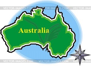 Australia   Vector Clipart