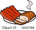 Bbq Pork Ribs Clipart Beef Brisket And Bbq Ribs