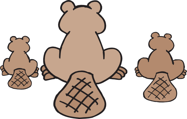 Beaver Family Clip Art At Clker Com   Vector Clip Art Online Royalty