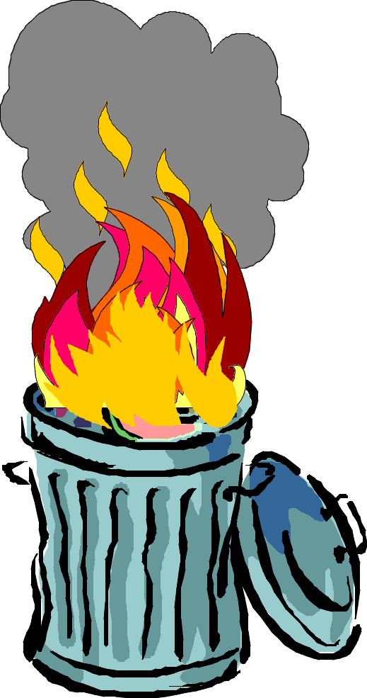 Burning Trash Clipart   Free Clip Art Images