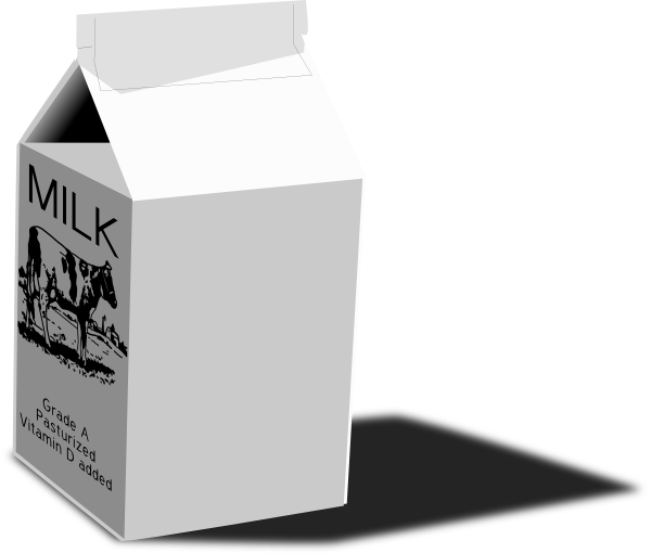 Draw Milk Box   Clipart Best