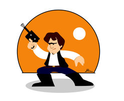 Free Vector Leia Han Solo   Clipart Best