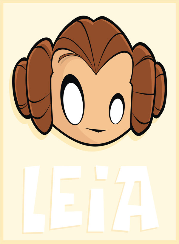 Free Vector Leia Han Solo   Clipart Best