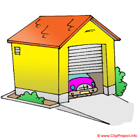 Garage Clipart             Its About A Cat A Garage The Family Car