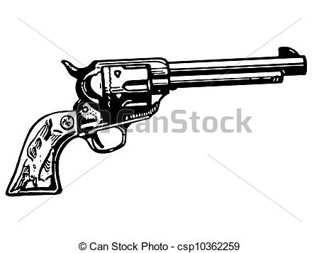 Hand Gun Csp10362259   Search Clipart Drawings Illustration And