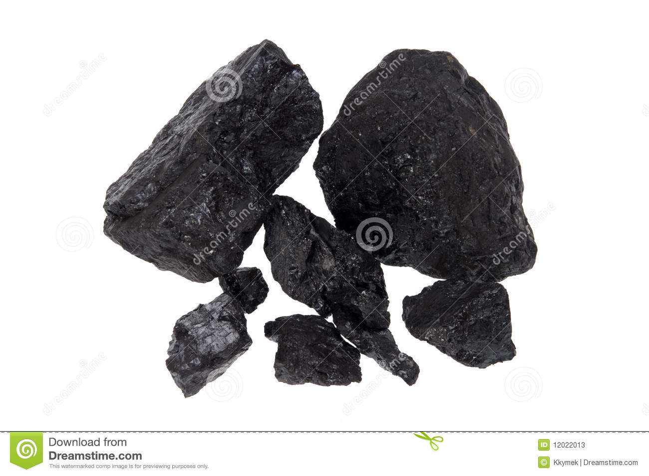 Isolated Coal Carbon Nuggets Stock Photos   Image  12022013