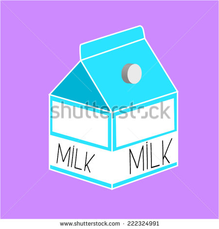 Milk Box Stock Vectors   Vector Art Clipart