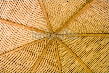 Picture Of Straw Hut Bamboo Roof    A Straw Thatched Hut Roof With