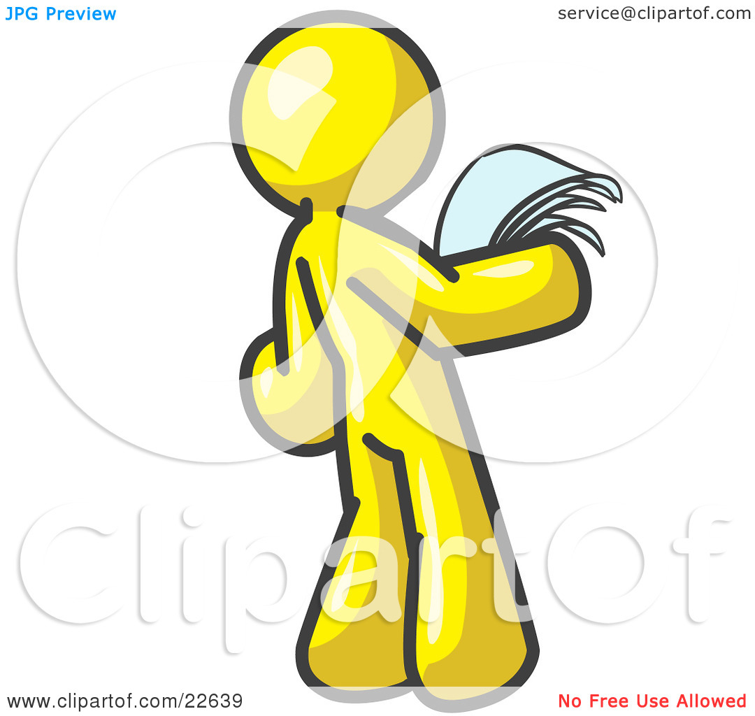 Reading Test Clipart Clipart Illustration Of A