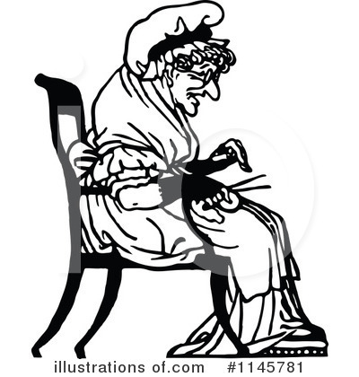 Royalty Free Old Woman Clipart Illustration 1145781 Jpg