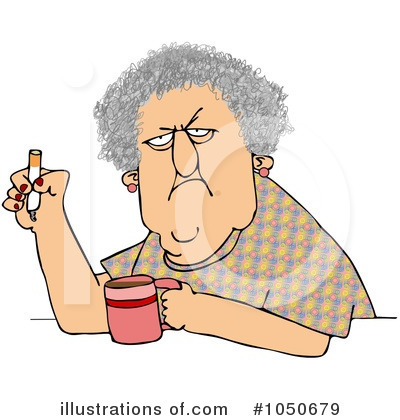 Royalty Free  Rf  Old Woman Clipart Illustration By Djart   Stock
