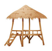 Thatched Roof Stock Illustrations   Gograph
